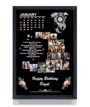 Customized Collage Frames  Black Or White Frame (Size8x12In)